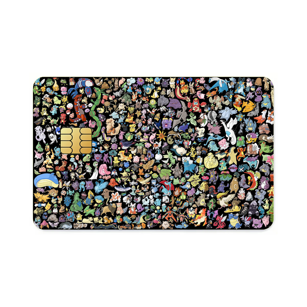 Anime Pokémon Credit Card Skins (4-in-1 Pack)