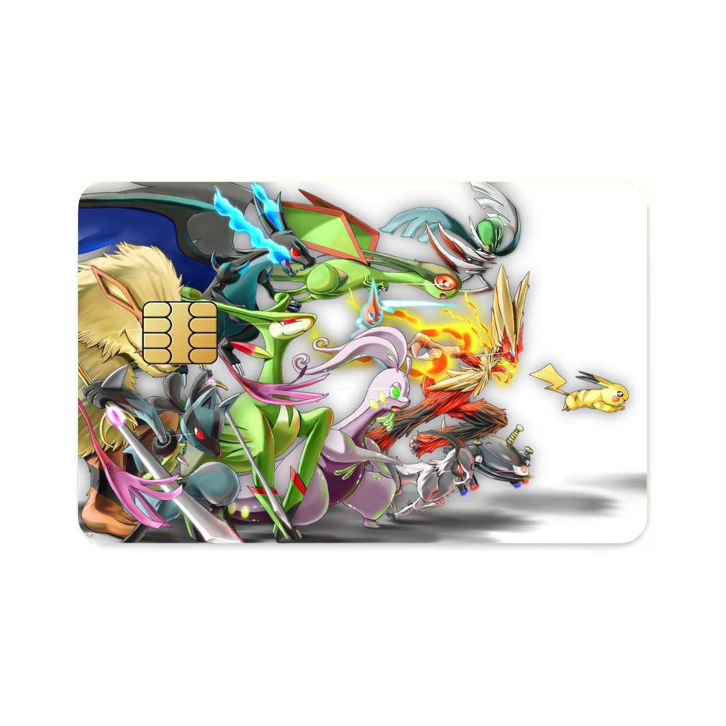 Anime Pokémon  Credit Card Skins (4-in-1 Pack)