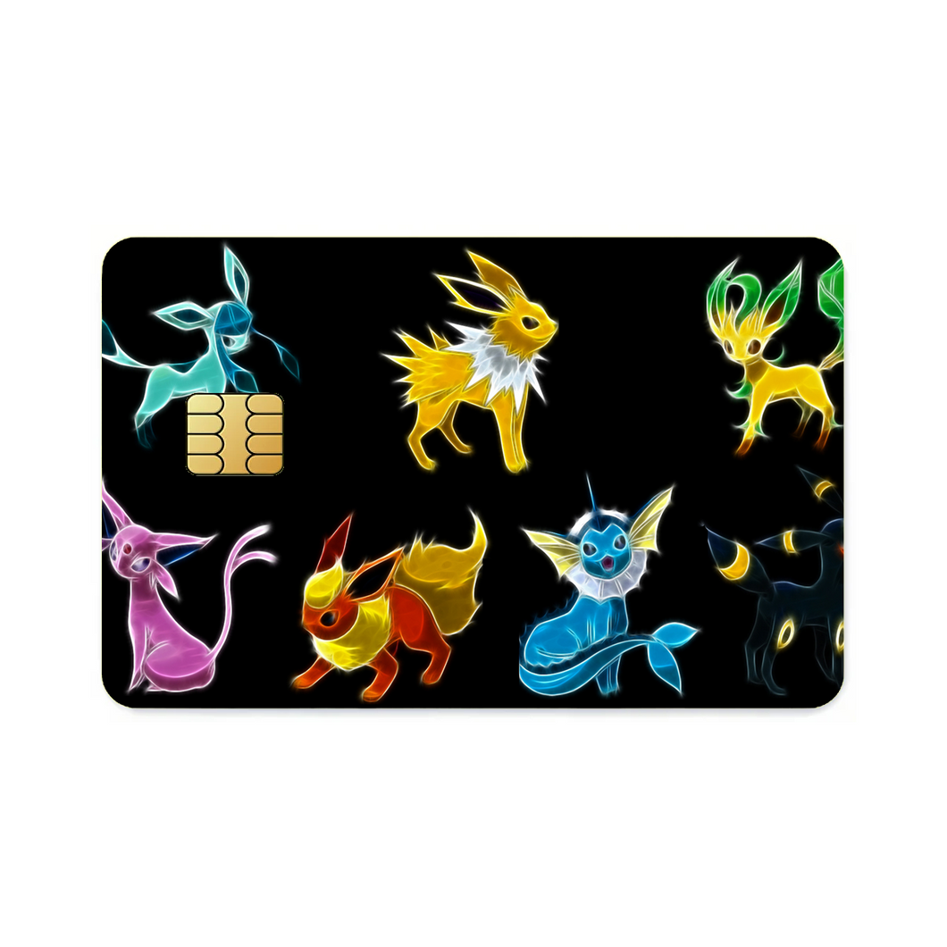 Anime Pokémon Credit Card Skins (4-in-1 Pack)