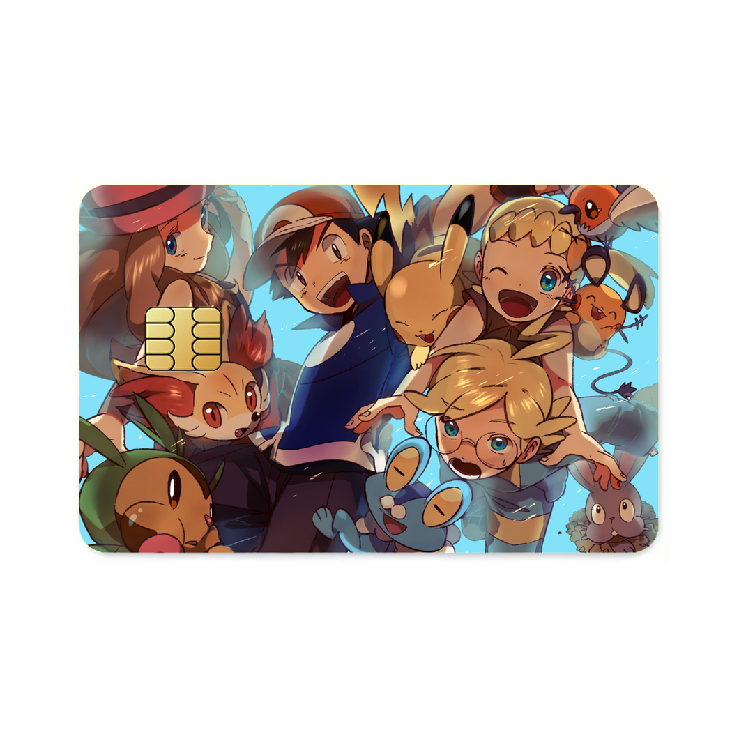 Anime Pokémon  Credit Card Skins (4-in-1 Pack)