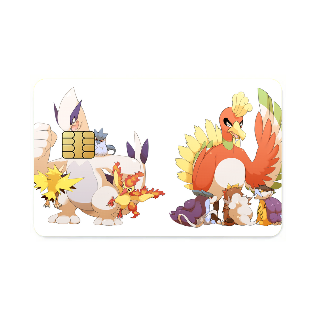 Anime Pokémon  Credit Card Skins (4-in-1 Pack)