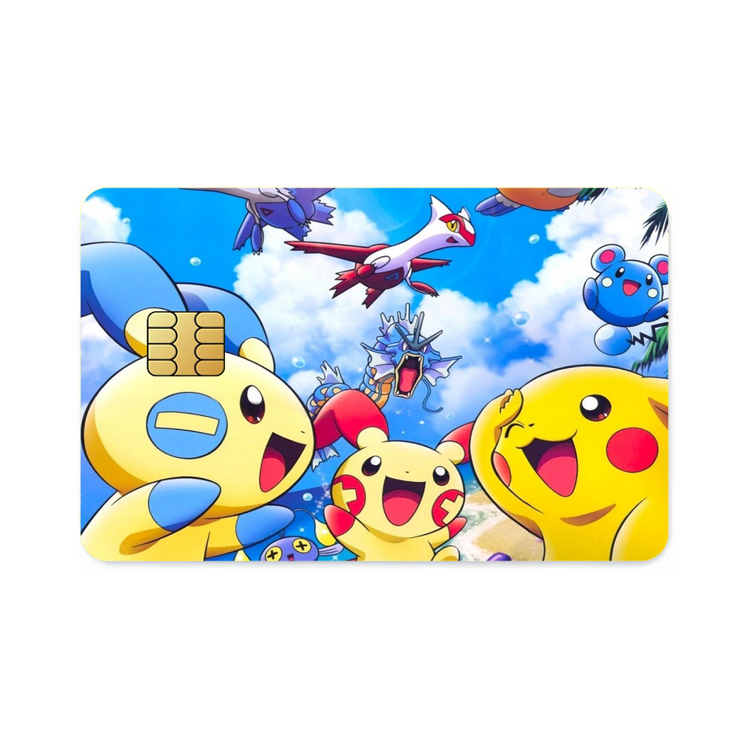 Anime Pokémon Credit Card Skins (4-in-1 Pack)