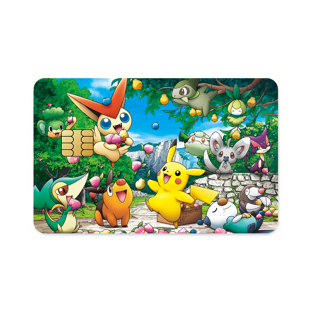 Anime Pokémon  Credit Card Skins (4-in-1 Pack)