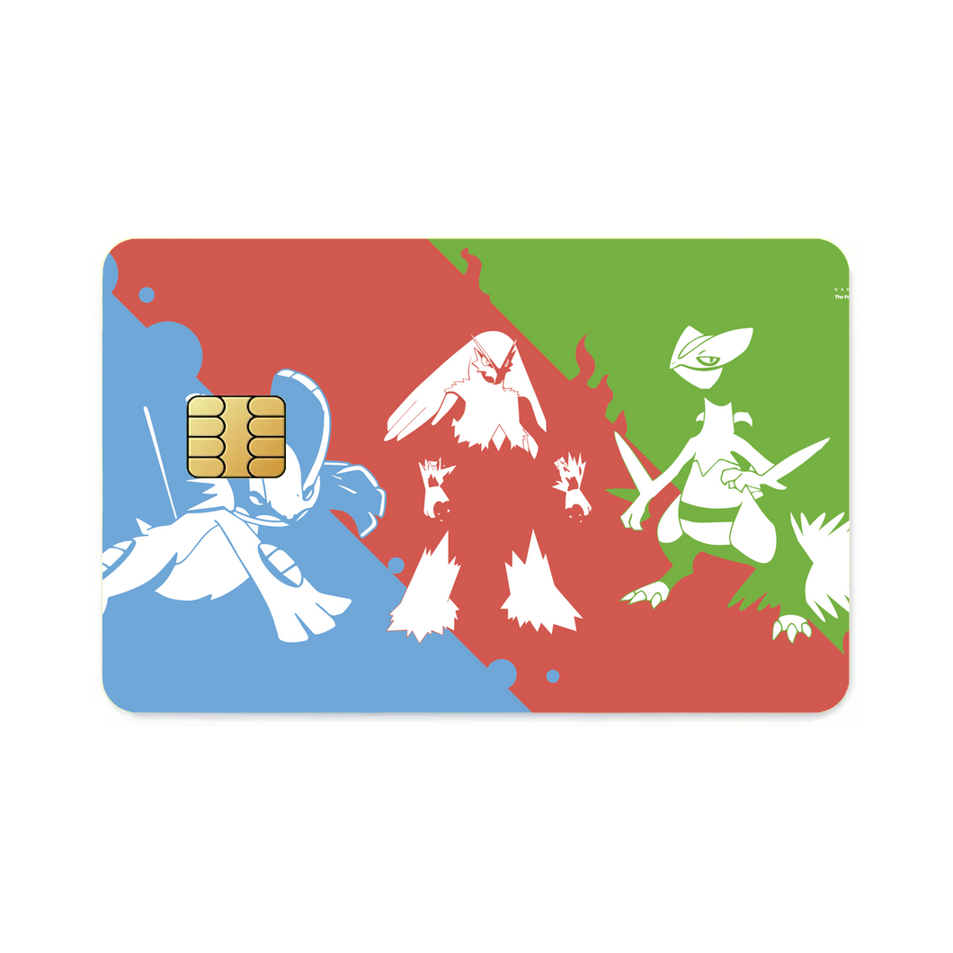 Anime Pokémon Credit Card Skins (4-in-1 Pack)