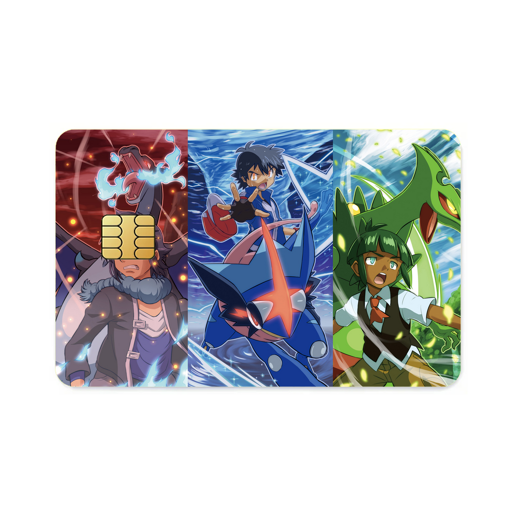 Anime Pokémonr Credit Card Skins (4-in-1 Pack)