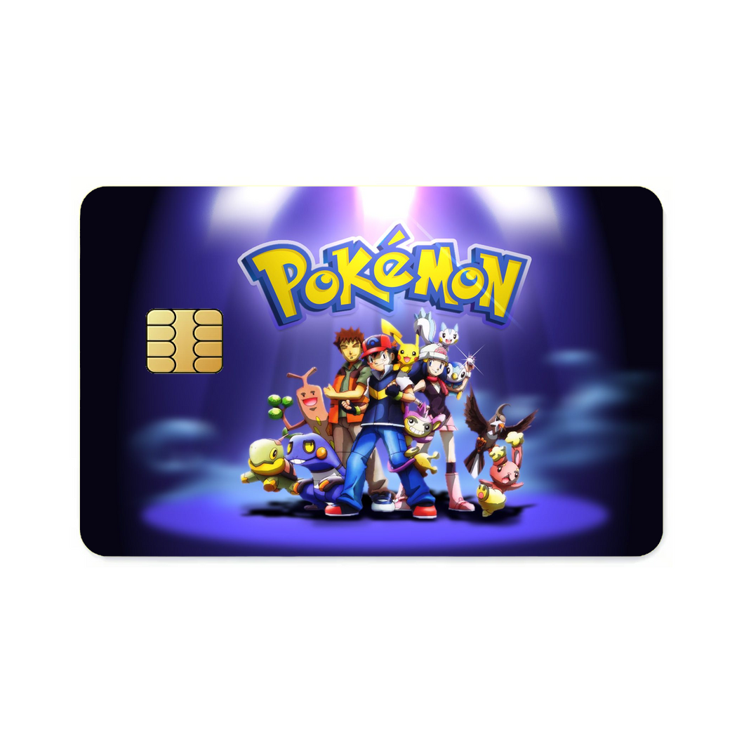 Anime Pokémonr Credit Card Skins (4-in-1 Pack)