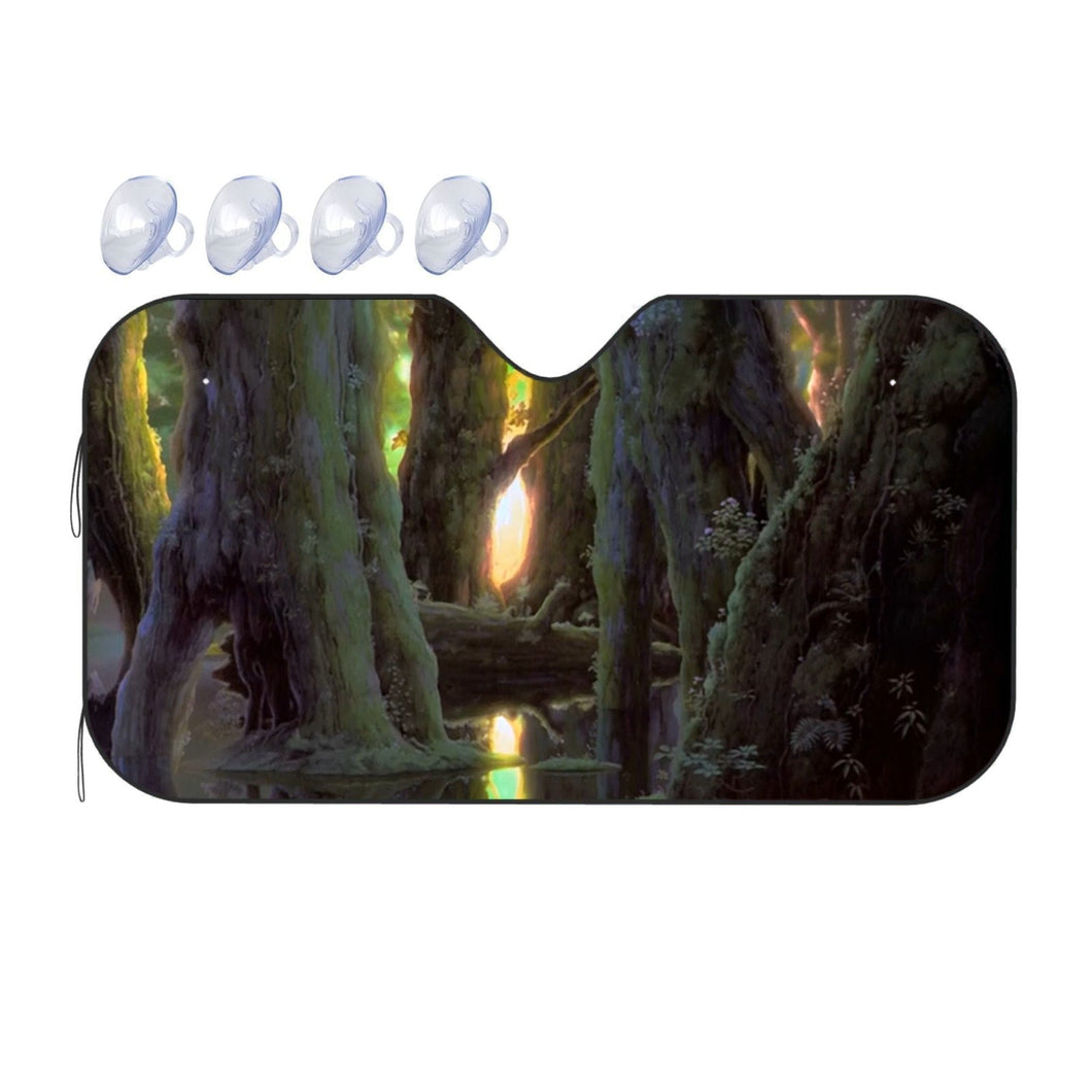 Anime Princess Mononoke Car Sunshade