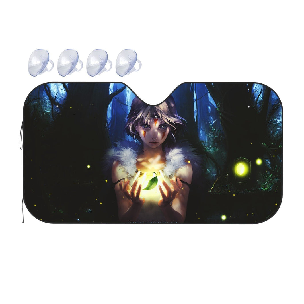 Anime Princess Mononoke  Car Sunshade