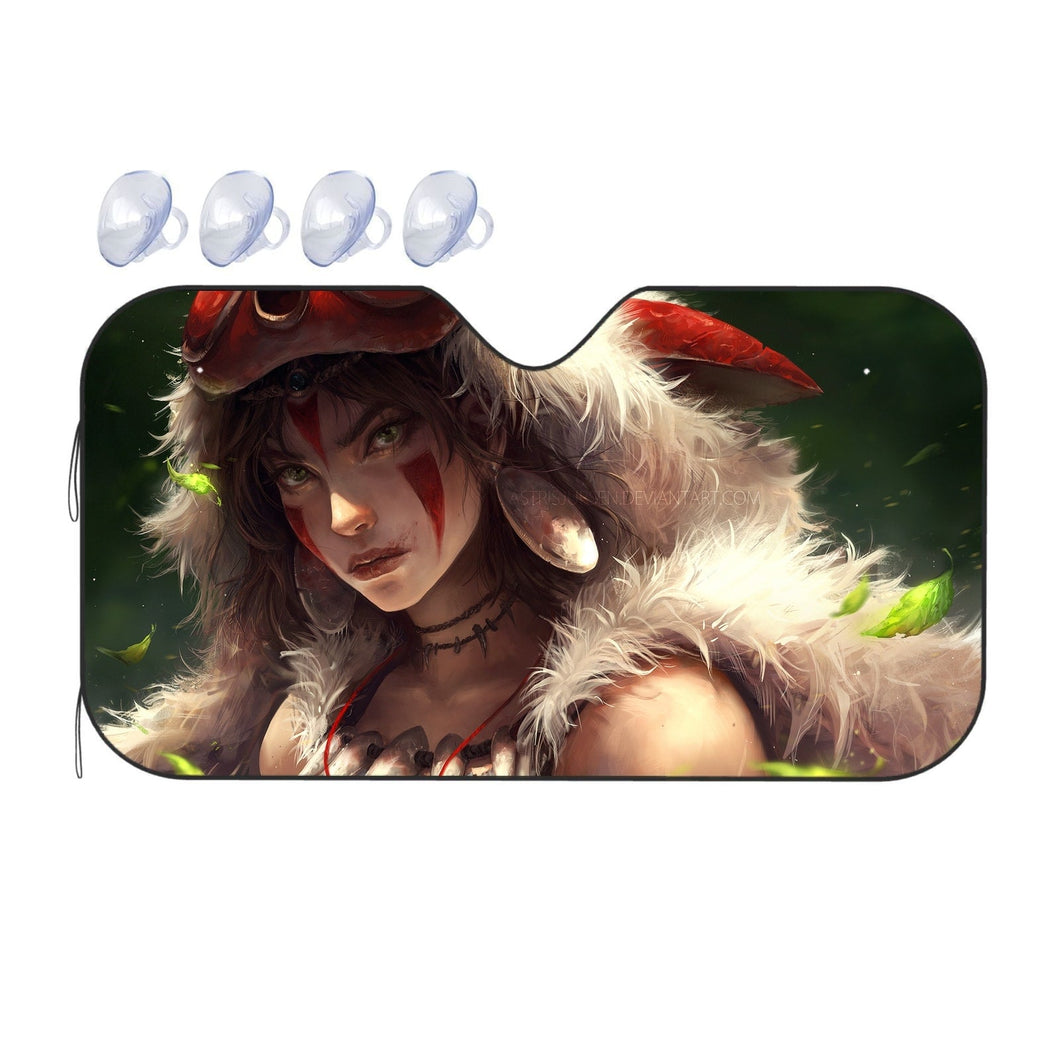 Anime Princess Mononoke Car Sunshade