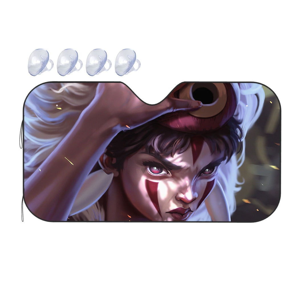 Anime Princess Mononoke  Car Sunshade