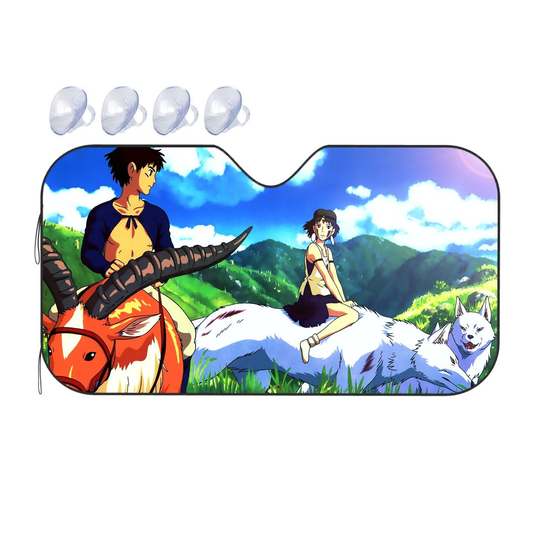 Anime Princess Mononoke Car Sunshade