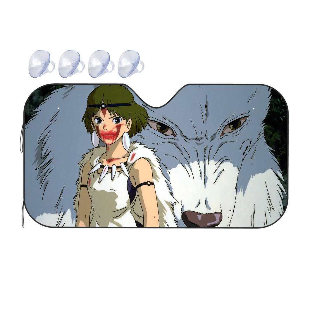 Anime Princess Mononoke Car Sunshade
