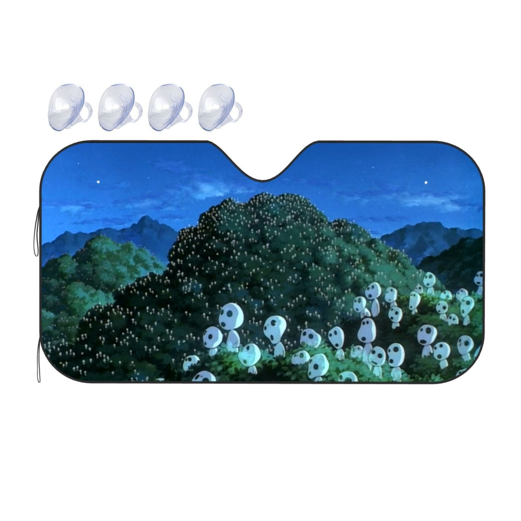 Anime Princess Mononoke Car Sunshade