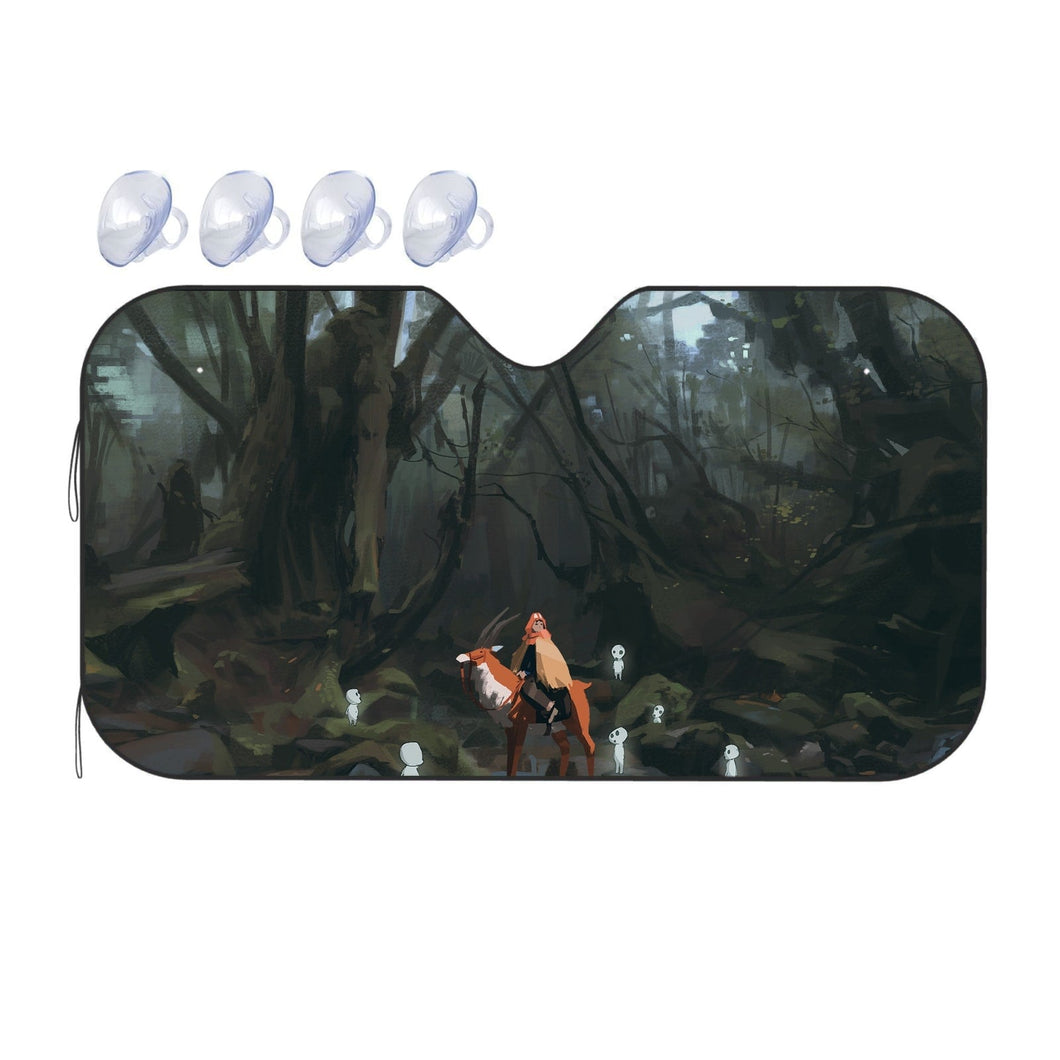 Anime Princess Mononoke  Car Sunshade