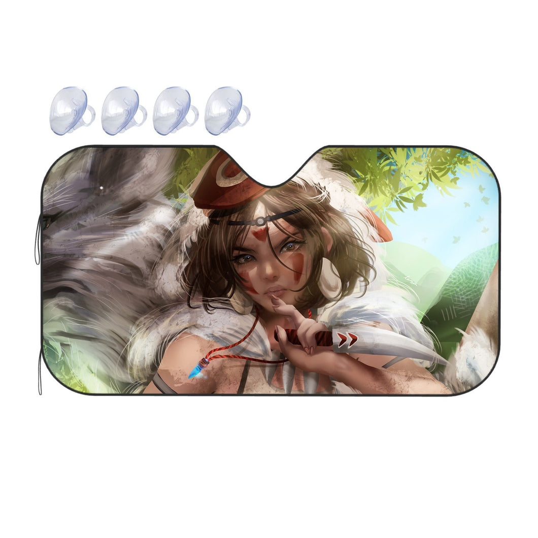 Anime Princess Mononoke  Car Sunshade