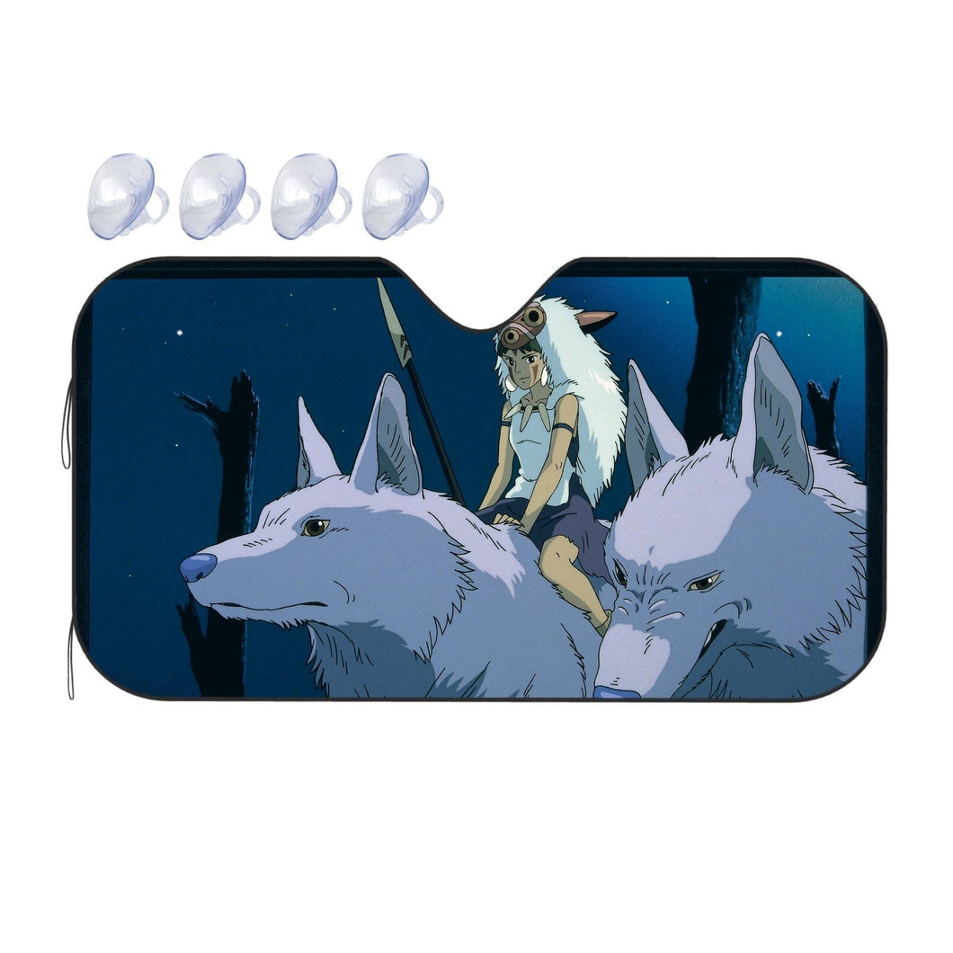 Anime Princess Mononoke Car Sunshade