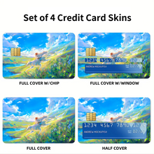 Load image into Gallery viewer, Anime Princess Mononoke  Credit Card Skins (4-in-1 Pack)
