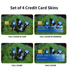 Load image into Gallery viewer, Anime Princess Mononoke Credit Card Skins (4-in-1 Pack)
