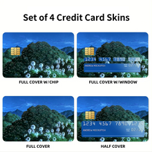 Load image into Gallery viewer, Anime Princess Mononoke Credit Card Skins (4-in-1 Pack)
