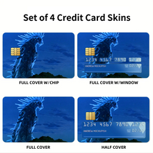 Load image into Gallery viewer, Anime Princess Mononoke Credit Card Skins (4-in-1 Pack)

