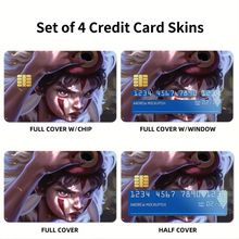 Load image into Gallery viewer, Anime Princess Mononoke  Credit Card Skins (4-in-1 Pack)
