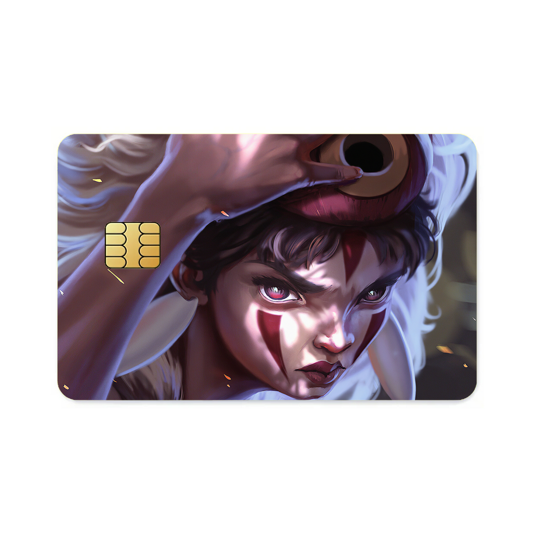 Anime Princess Mononoke  Credit Card Skins (4-in-1 Pack)