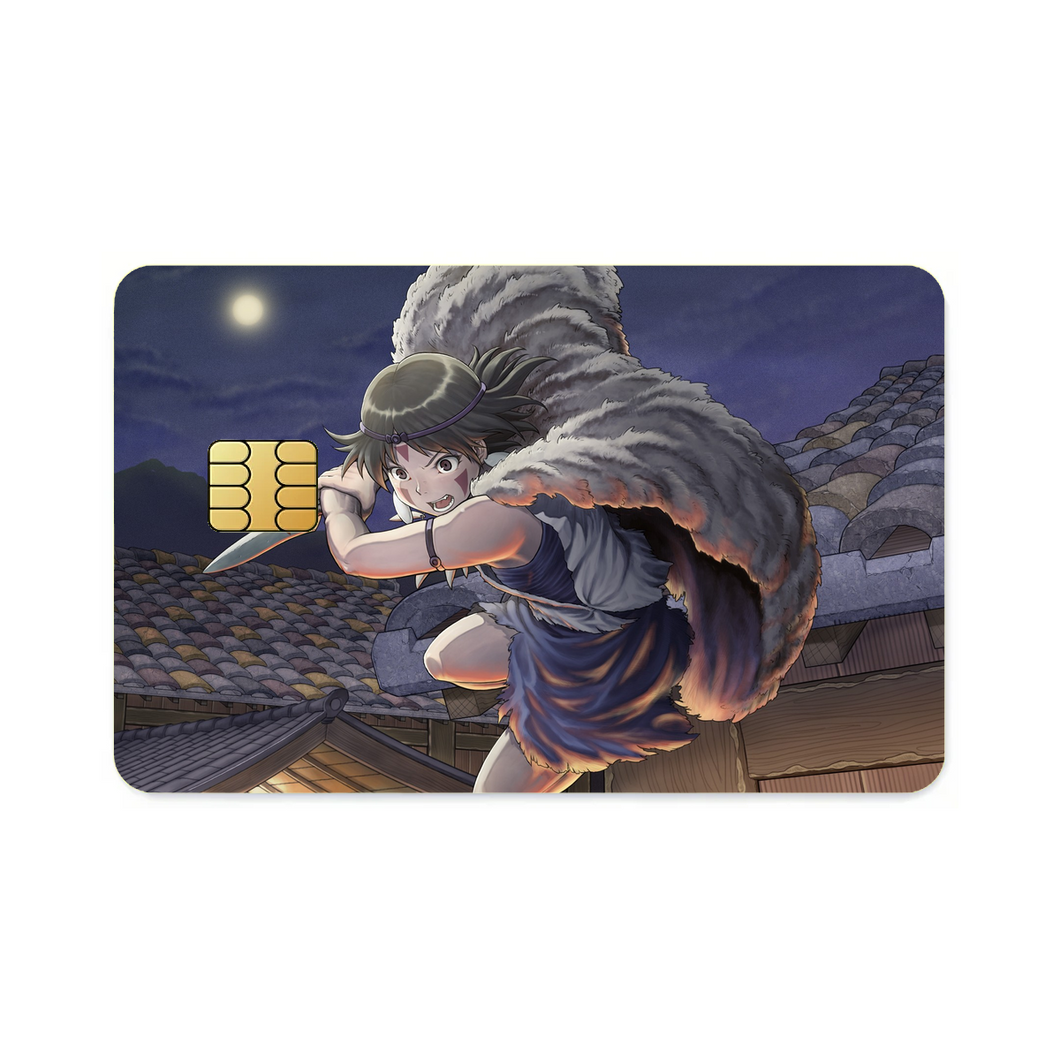 Anime Princess Mononoke Credit Card Skins (4-in-1 Pack)