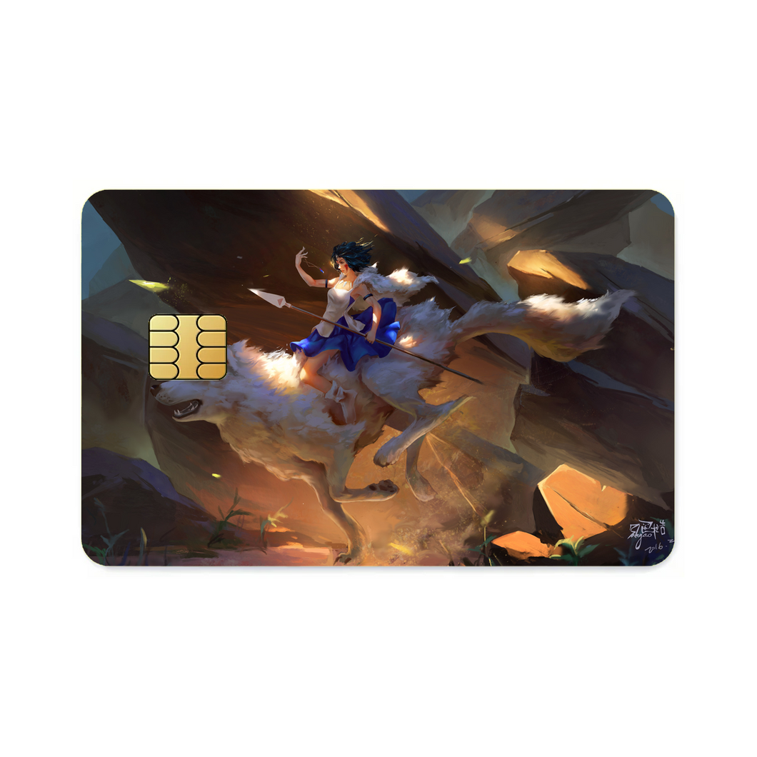 Anime Princess Mononoke  Credit Card Skins (4-in-1 Pack)