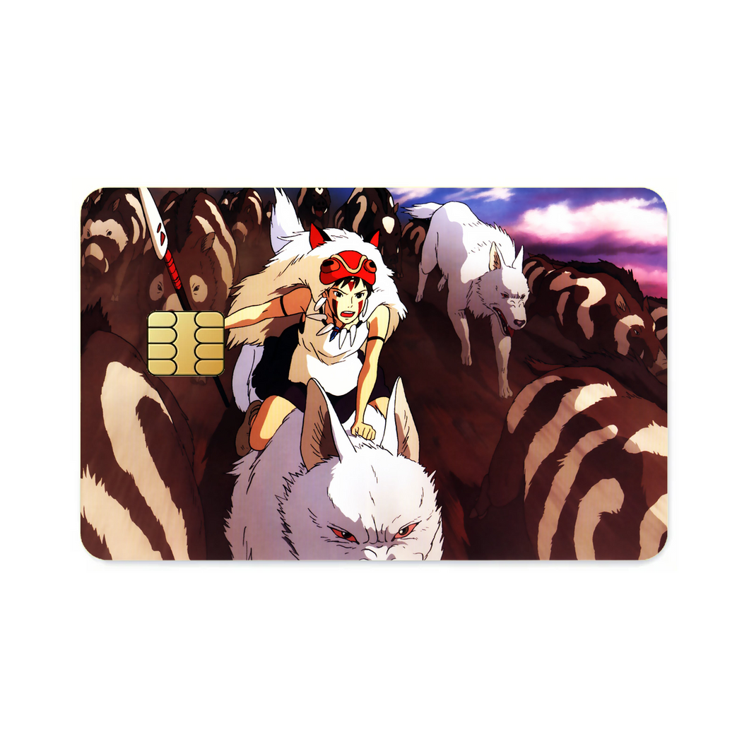 Anime Princess Mononoke Credit Card Skins (4-in-1 Pack)