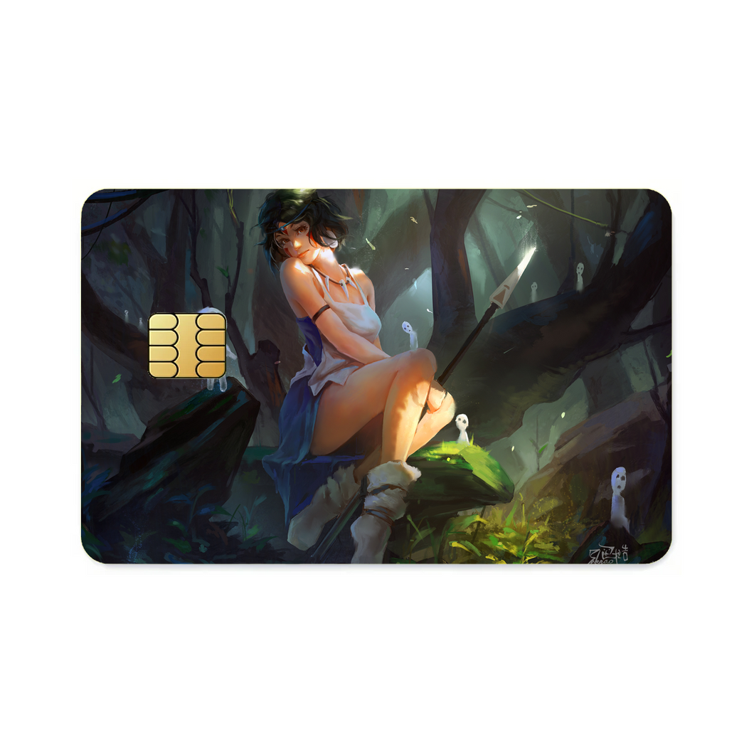 Anime Princess Mononoke  Credit Card Skins (4-in-1 Pack)