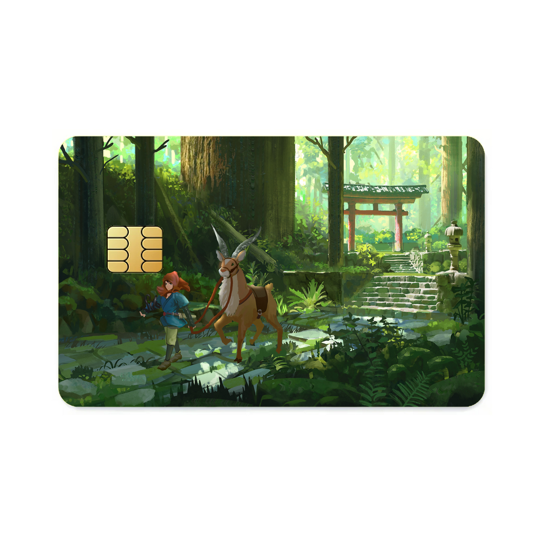 Anime Princess Mononoke  Credit Card Skins (4-in-1 Pack)
