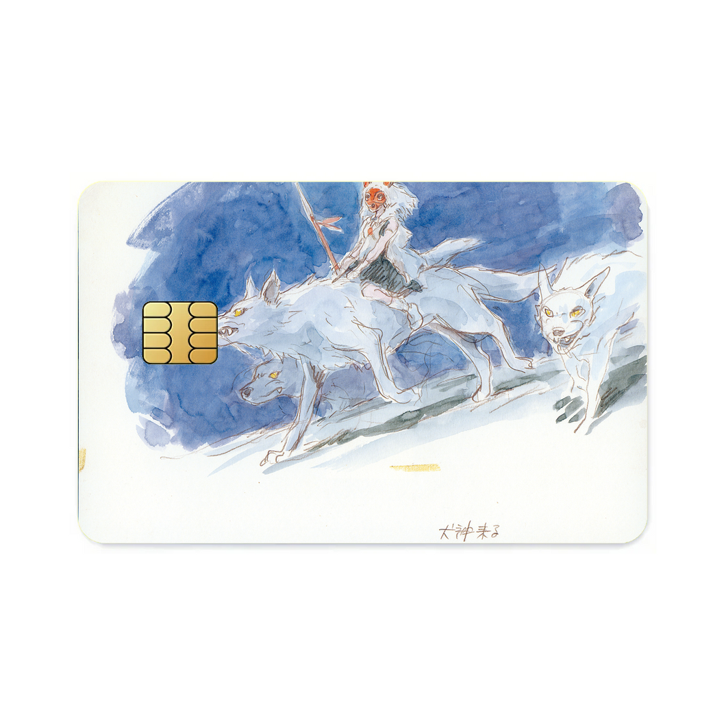 Anime Princess Mononoke Credit Card Skins (4-in-1 Pack)