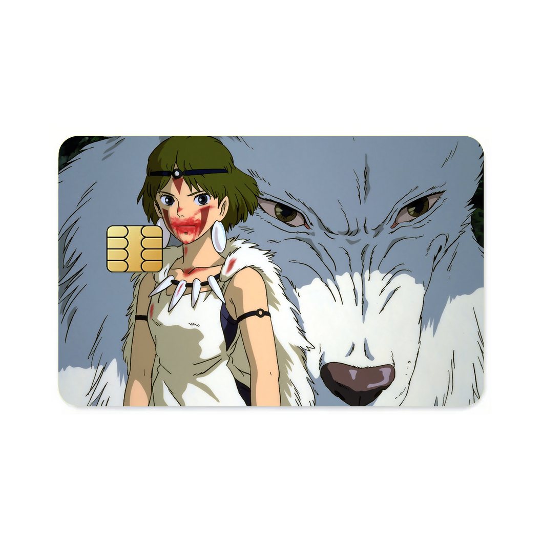 Anime Princess Mononoke Credit Card Skins (4-in-1 Pack)