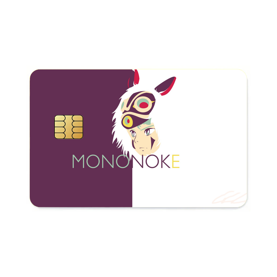 Anime Princess Mononoke Credit Card Skins (4-in-1 Pack)