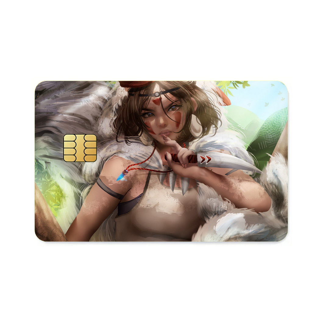Anime Princess Mononoke  Credit Card Skins (4-in-1 Pack)