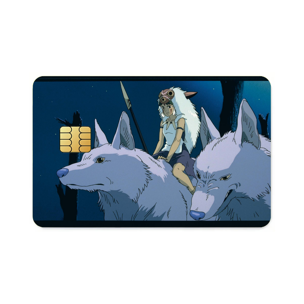 Anime Princess Mononoke Credit Card Skins (4-in-1 Pack)