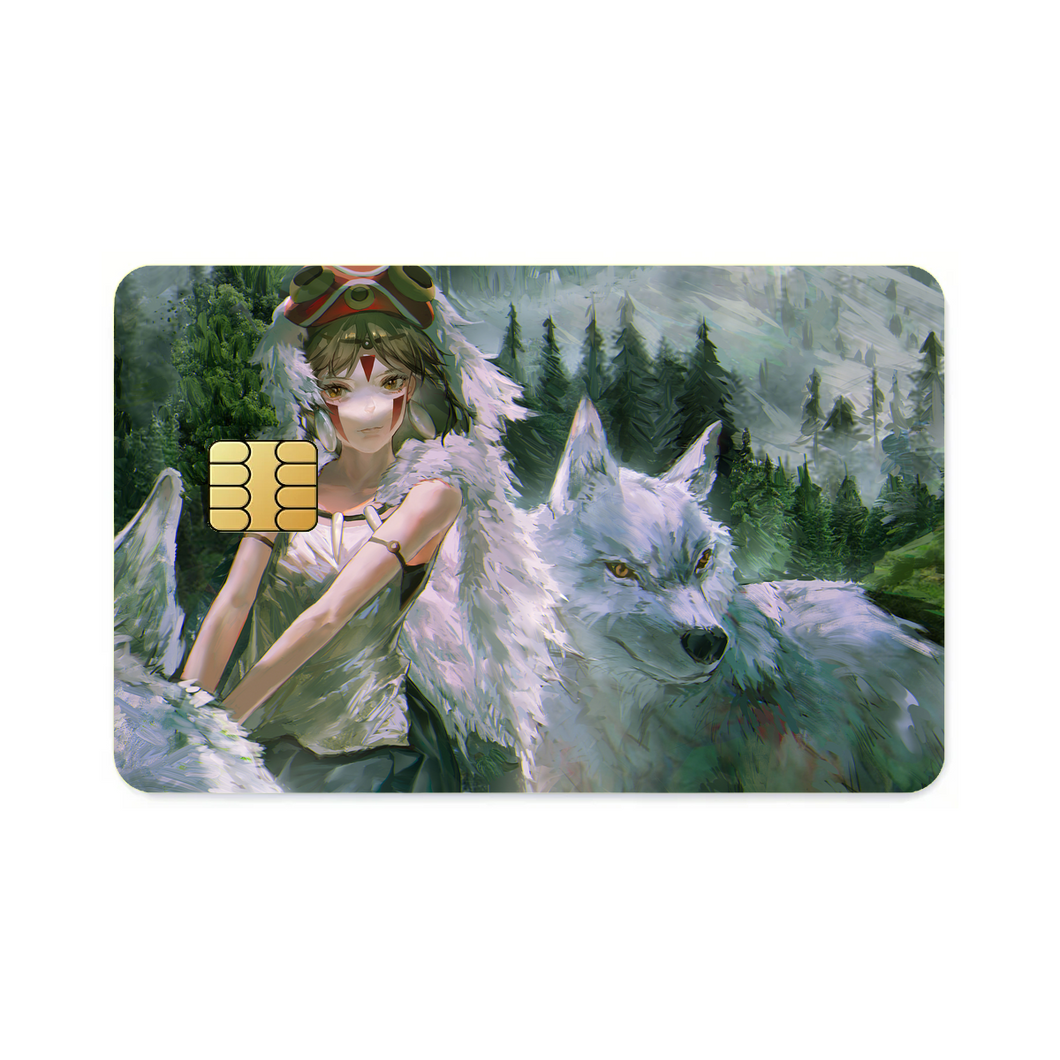 Anime Princess Mononoke Credit Card Skins (4-in-1 Pack)