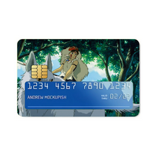 Load image into Gallery viewer, Anime Princess Mononoke Credit Card Skins (4-in-1 Pack)
