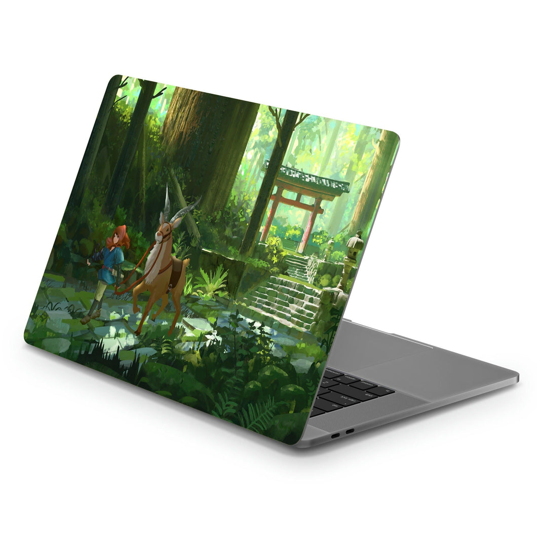 Anime Princess Mononoke  Macbook Skin