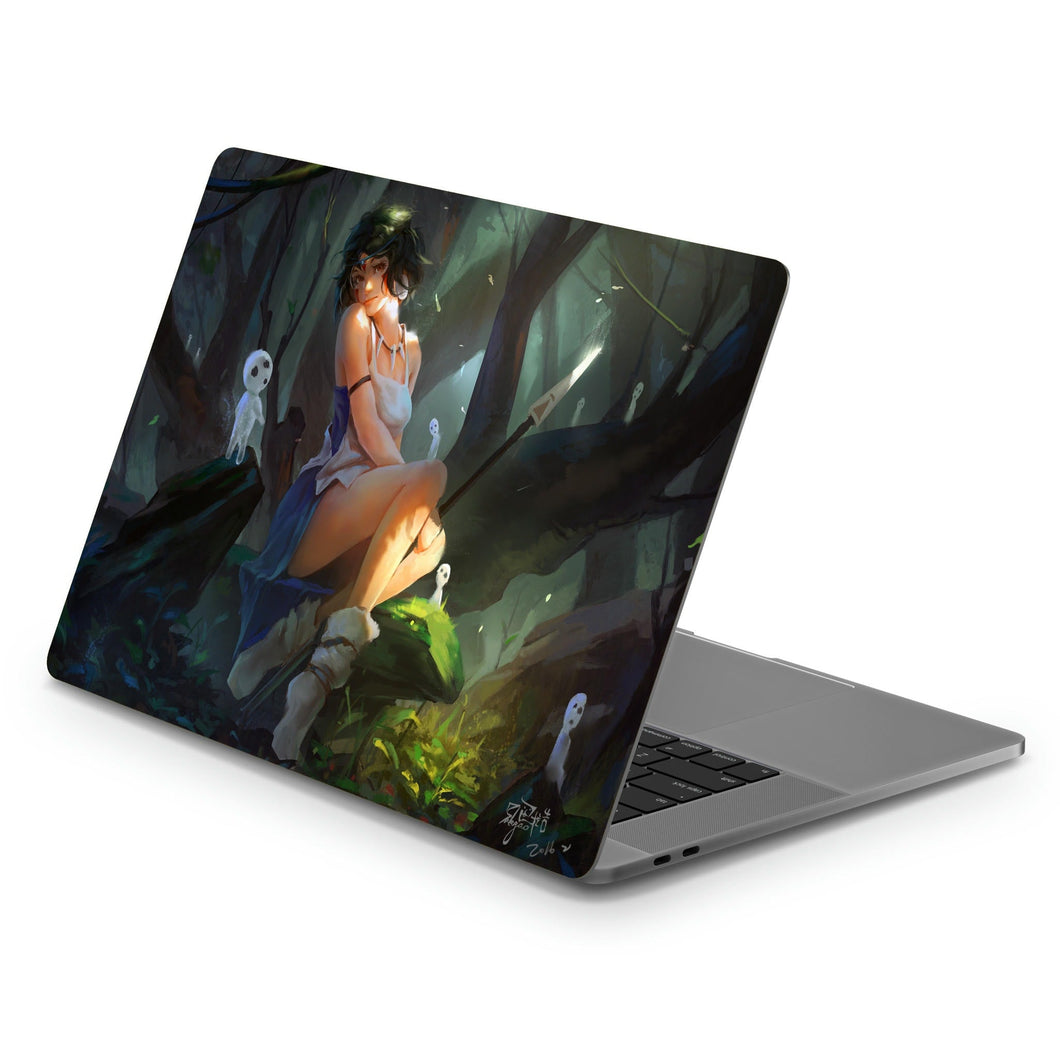 Anime Princess Mononoke  Macbook Skin