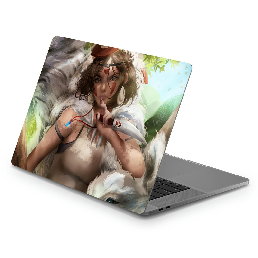 Anime Princess Mononoke  Macbook Skin
