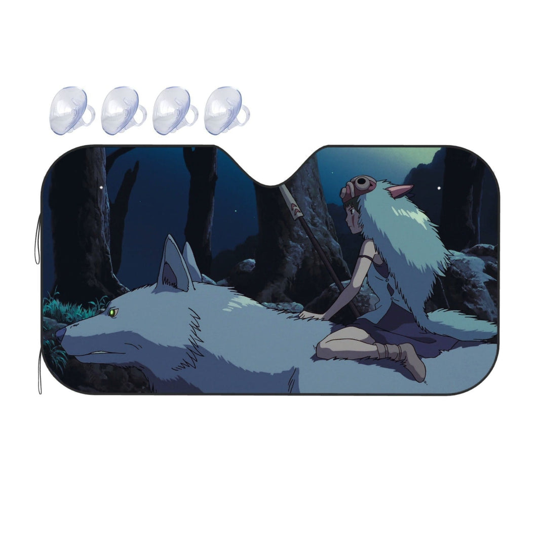 Anime Princess Mononoker Car Sunshade