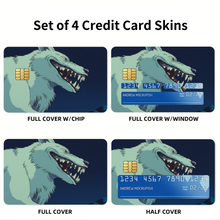 Load image into Gallery viewer, Anime Princess Mononoker Credit Card Skins (4-in-1 Pack)
