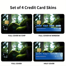 Load image into Gallery viewer, Anime Princess Mononoker Credit Card Skins (4-in-1 Pack)
