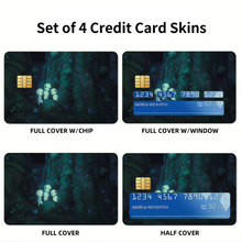 Load image into Gallery viewer, Anime Princess Mononoker Credit Card Skins (4-in-1 Pack)
