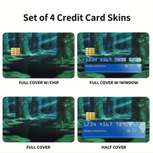Load image into Gallery viewer, Anime Princess Mononoker Credit Card Skins (4-in-1 Pack)
