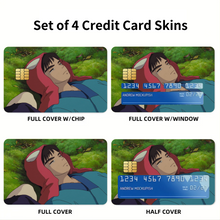Load image into Gallery viewer, Anime Princess Mononoker Credit Card Skins (4-in-1 Pack)
