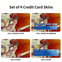 Load image into Gallery viewer, Anime Princess Mononoker Credit Card Skins (4-in-1 Pack)

