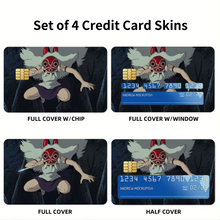 Load image into Gallery viewer, Anime Princess Mononoker Credit Card Skins (4-in-1 Pack)
