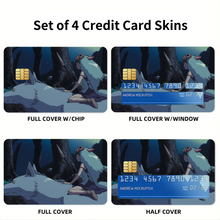 Load image into Gallery viewer, Anime Princess Mononoker Credit Card Skins (4-in-1 Pack)
